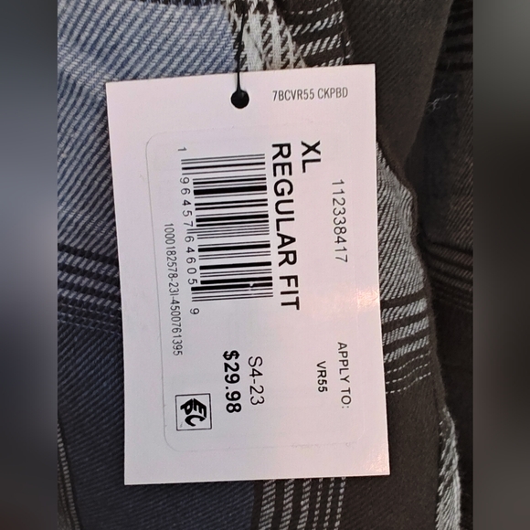 Wrangler plaid jacket new with tags - Picture 3 of 3